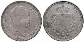 NAPOLI Francesco I (1825-1830) Piastra 1825 – Magliocca 467 AG (g 27,52)
qBB