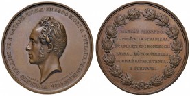 Commemorativa per la morte di Vincenzo Bellini nel 1835 Bronzo – 51,7 mm – 61,00 gr. – R2 – Opus: Caqué Augustin Armand – Coniata a Parigi. Al dritto:...