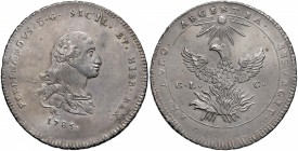 PALERMO Ferdinando III (1759-1825) Oncia 1785 – MIR 596 AG (g 68,27)
BB+