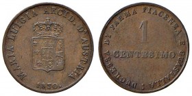 PARMA Maria Luigia (1815-1847) Centesimo 1830 – Gig. 16 CU (g 1,98)
BB