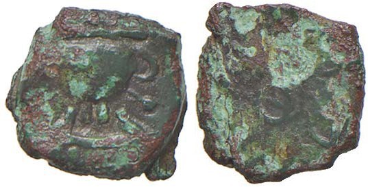 SALERNO Ruggero II Re (1105-1154) Frazione di Follis – Cappelli 132 v. CU (g 1,3...