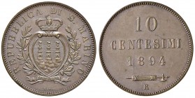 SAN MARINO – 10 Centesimi 1894 – Pag. 372 CU
FDC