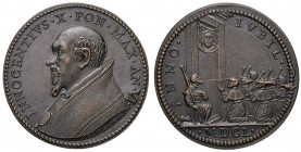 Innocenzo X (1644-1655) Medaglia A. VI Anno Santo – Opus: Cormani AE (g 10,74 – Ø 27 mm)
FDC