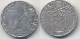 Pio VI (1775-1799) Testone 1796 A. XXII – Nomisma 51; Munt. 33 AG (g 7,70)
MB