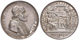 Pio VII (1800-1823) Medaglia A. XXII Riconoscimento del corpo di S. Francesco – Opus: Mercandetti – Bart. 821 AG (g 31,62) Minimi colpetti al bordo ed...