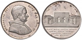 Gregorio XVI (1831-1846) Medaglia A. XI – Opus: Girometti – Bart. 841 AG (g 32,36) Macchie al dritto e al rovescio e colpetti al bordo
SPL+/qFDC