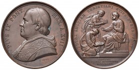 Pio IX (1845-1878) Medaglia A. XVII – Opus: Voigt – Bart. 862 AE (g 34,22) Piccola ossidazione verde al dritto
FDC