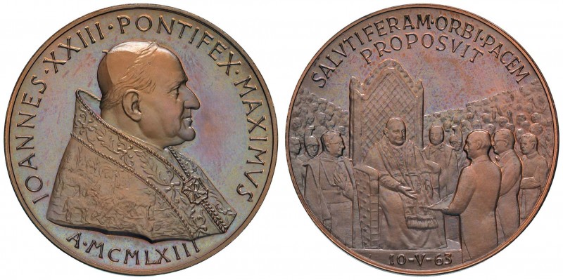 Giovanni XXIII (1958-1963) Medaglia 1963 – Opus: Giampaoli AE (g 36,29 – Ø 44 mm...