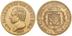 Carlo Felice (1821-1831) 40 Lire 1825 T – Nomisma 537 AU R Sigillato da Numismatica Pacchiega
BB/BB+