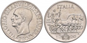 Vittorio Emanuele III (1900-1946) 20 Lire 1936 – Nomisma 1094; Pag. 681 AG R Minimi segnetti 
SPL+
