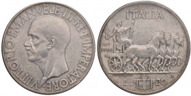 Vittorio Emanuele III (1900-1946) 20 Lire 1936 – Nomisma 1094 AG R Sigillato SPL da Gianfranco Erpini
SPL