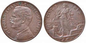 Vittorio Emanuele III (1900-1946) 5 Centesimi 1913 – Nomisma 1344; Pag. 895 CU
qFDC