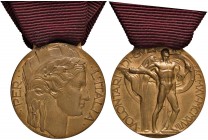 Repubblica Italiana Medaglia Volontari di Guerra – Opus: Morbiducci – AE (g 16,26 – Ø 32 mm) Con nastrino
SPL+