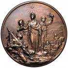 Croce Rossa Italiana – Medaglia di benemerenza conferita alla Soc. “Benevolenza” – Opus: L. Tornaghi – CU (g 156 – Ø 69 mm) Colpetti al bordo
FDC...