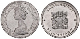 Medaglia o prova di medaglia 1956 dedicata alla regina d’Inghilterra Elisabetta II – Opus: Giampaoli foroiuliensis – Luppino PP. P. 138 AC (g 4,91 – Ø...