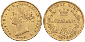 AUSTRALIA Vittoria (1837-1901) Sterlina 1866 S – Fr. 10 AU (g 7,99)
BB+/SPL