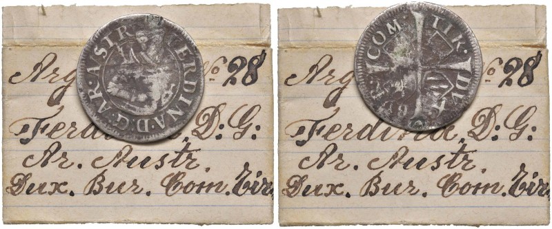 AUSTRIA Tyrol Ferdinand II (1584-1595) - 6 Kreuzer n.d – MT 232 AG (g 2,00) R Co...