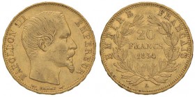 FRANCIA 20 Francs 1854 – Gad. 1061 AU (g 6,46) Graffi
BB
