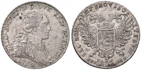 GERMANIA Sassonia – Friedrich August III (1763-1806) 2/3 di Tallero 1792 – KM 1025 AG (g 14,05)
BB+