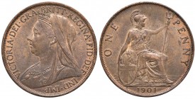 INGHILTERRA Vittoria (1837-1901) Penny 1901 – CU (g 9,54)
qFDC
