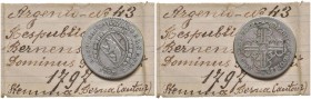 SVIZZERA Bern 10 Kreuzer 1797 – HMZ 221 AG (g 2,30) Con cartellino di vecchia raccolta
BB