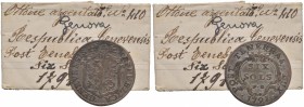 SVIZZERA Ginevra 6 Sols 1791 – KM 82a AG (g 2,57) Con cartellino di vecchia raccolta
BB