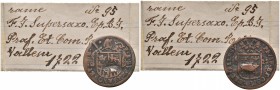 SVIZZERA Valais Sion Batzen 1722 – KM 27 MI (g 2,00) Con cartellino di vecchia raccolta
MB+