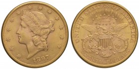 USA 20 Dollars 1897 S – AU (g 33,46)
SPL