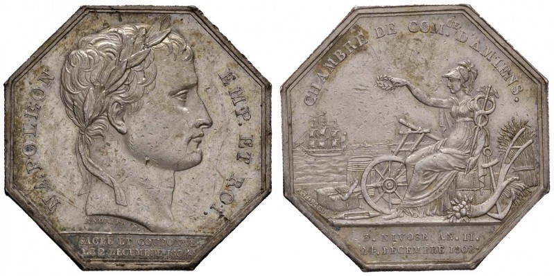 Gettone 1804 CHAMBRE DE COM.ce D’AMIENS – Opus: Andrieu - AG (g 13,07) Colpetti ...