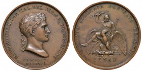 FRANCIA Napoleone Imperatore (1804-1814) Medaglia 1806 SAXONIA LIBERATA BORVSSIS DELETIS – Opus: Manfredini AE (g 45,00 – Ø 40 mm)
SPL
