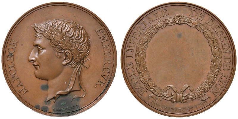 FRANCIA Napoleone Imperatore (1804-1814) Medaglia – ECOLE DE DESSIN DE LYON – Op...