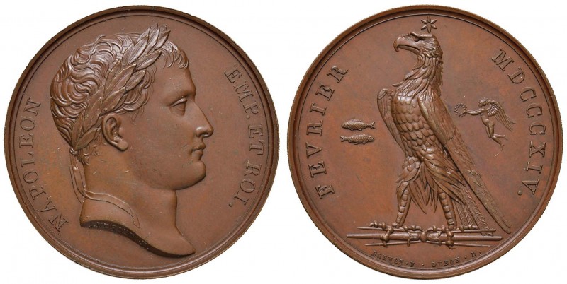 FRANCIA Napoleone Imperatore (1804-1814) Medaglia 1814 FEVRIER MDCCCXIV – Opus: ...