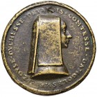 Luisa de Valois – Medaglia uniface – Opus: Giovanni Candida - AE (g 166 – Ø 66 mm) Copia posteriore 
BB