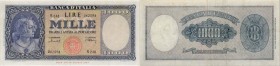 Banca d’Italia – 1.000 Lire Medusa 09/02/1948 S248 062098 – Gig. 54C R
BB+