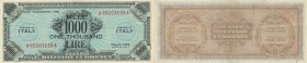 AM Lire – 1.000 Lire 1943-1945 italiano-inglese, A 65203199 A – Gav. 272 RRR
SPL