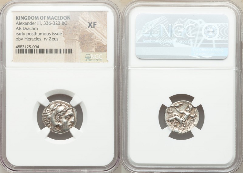 MACEDONIAN KINGDOM. Alexander III the Great (336-323 BC). AR drachm (17mm, 1h). ...