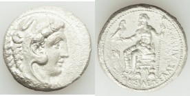 MACEDONIAN KINGDOM. Alexander III the Great (336-323 BC). AR tetradrachm (26mm, 16.45 gm, 6h). Choice XF, porosity. Lifetime issue of Cilicia, Myriand...