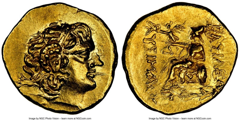 PONTIC KINGDOM. Mithradates VI (120-63 BC). AV stater (19mm, 8.28 gm, 12h). NGC ...