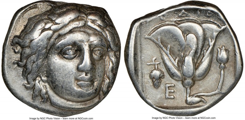 CARIAN ISLANDS. Rhodes. Ca. 340-305 BC. AR didrachm (19mm, 1h). NGC VF. Ca. 340-...