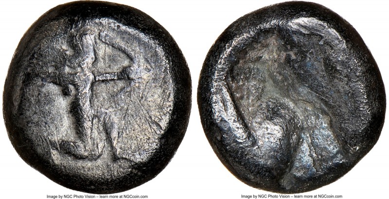 ACHAEMENID PERSIA. Darius I-Xerxes I (ca. 505-480 BC). AR siglos (15mm). NGC Fin...