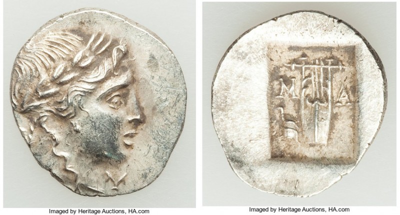 LYCIAN LEAGUE. Masicytes. Ca. 48-20 BC. AR hemidrachm (17mm, 1.68 gm, 12h). AU. ...