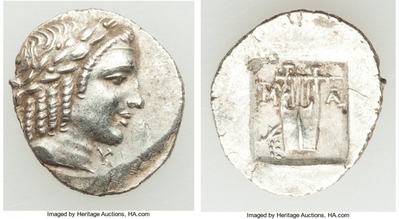 LYCIAN LEAGUE. Masicytes. Ca. 48-20 BC. AR hemidrachm (16mm, 1.71 gm, 12h). AU. ...