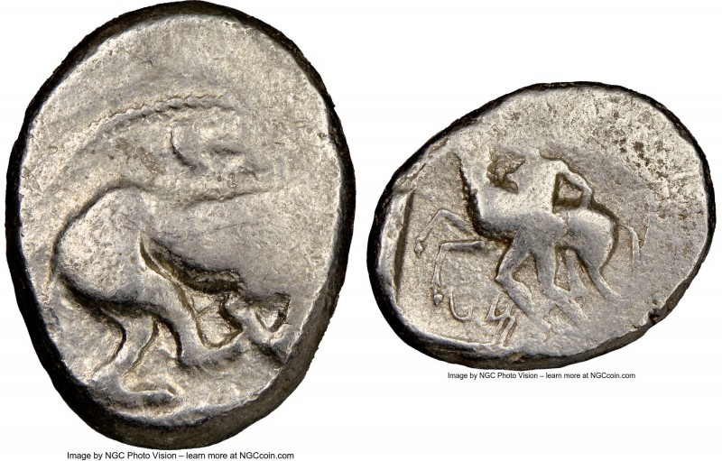 CYPRUS. Marion. Sasmas (ca. 470-450 BC). AR stater (24mm, 9h). NGC VG. Sasmas, s...
