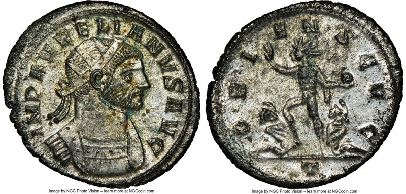 Aurelian (AD 270-275). BI antoninianus (23mm, 3.96 gm, 6h). NGC MS 5/5 - 4/5, Si...