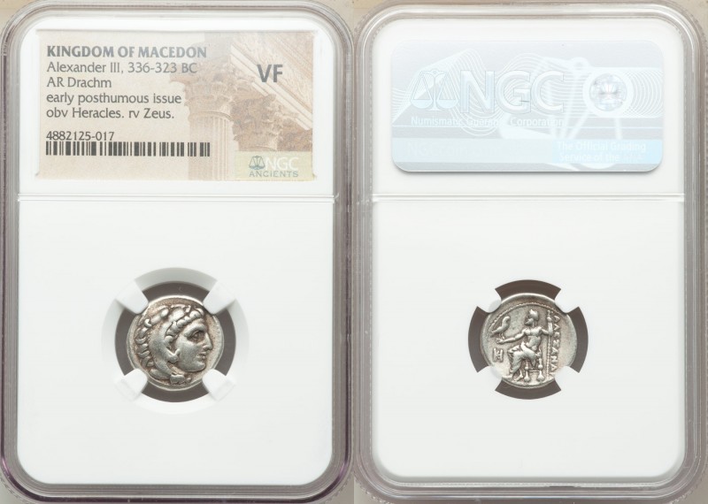 ANCIENT LOTS. Greek. Macedonian Kingdom. Ca. 336-323 BC. Lot of three (3) AR dra...