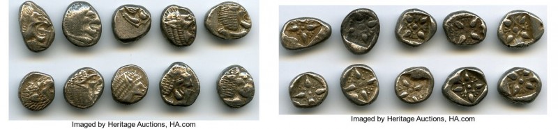 ANCIENT LOTS. Greek. Ionia. Miletus. Ca. late 6th-5th centuries BC. Lot of ten (...