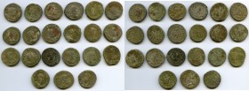ANCIENT LOTS. Roman Provincial. Syro-Phoenician. Ca. AD 3rd century. Lot of twenty-one (21) BI tetradrachms. Uncleaned. Includes: Various rulers, date...