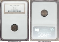 Edward VII 5 Cents 1906 MS63 NGC, London mint, KM13.

HID09801242017