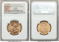 George V gold 10 Dollars 1914 MS64 NGC, Ottawa mint, KM27. Three year type. AGW 0.4838 oz. Ex. Bank of Canada Hoard

HID09801242017