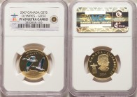 Elizabeth II gold Proof 75 Dollars 2007 PR69 Ultra Cameo NGC, Royal Canadian mint, KM748. Mintage: 4,418. Issued for the 2010 Vancouver Winter Olympic...